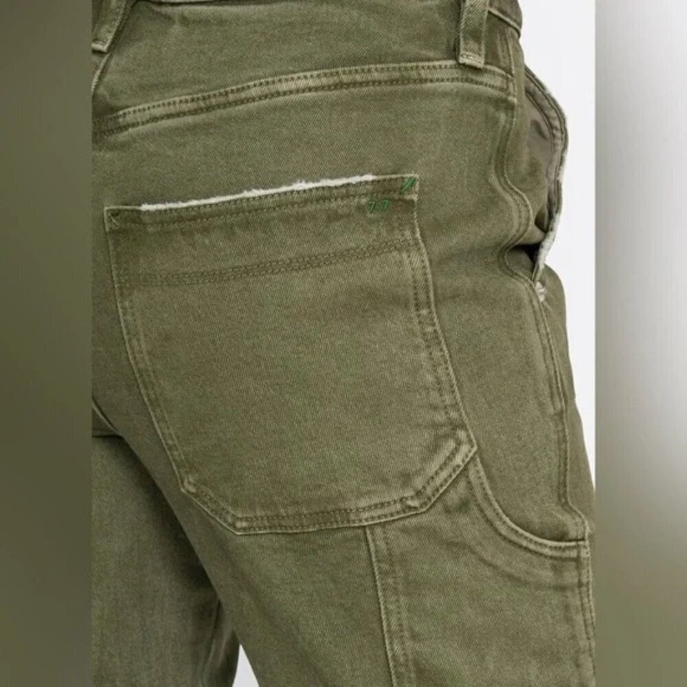 Seven7 7.7 Olive Green Carpenter Mid-Rise Jeans size 29 - Picture 10 of 10